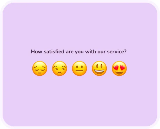 Get to know your customers better by measuring their satisfaction with your products or services.