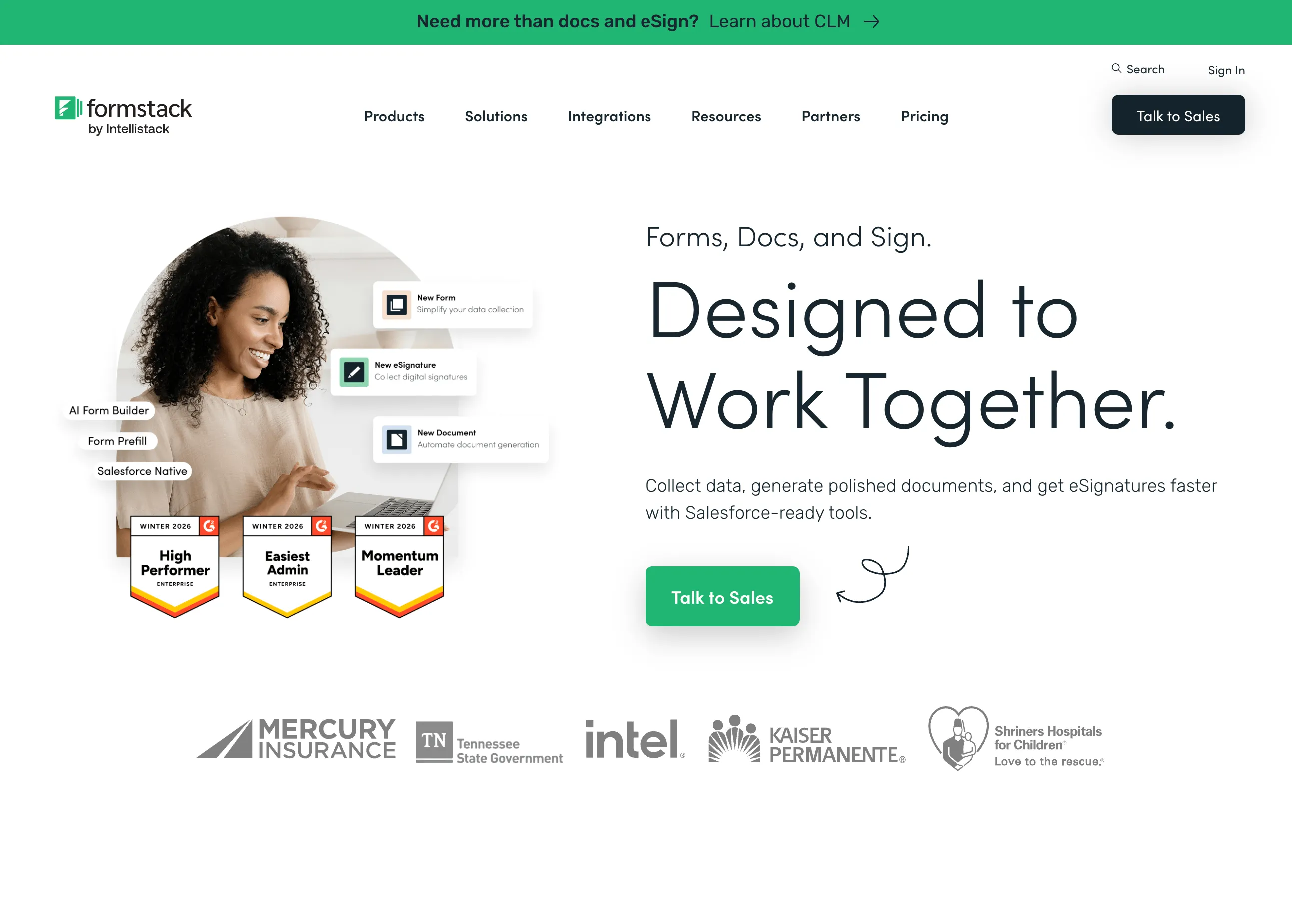 Formstack native Salesforce form builder with object mapping