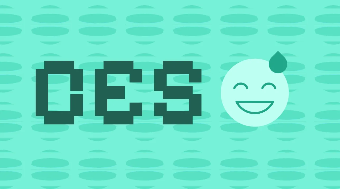 Customer Effort Score — rating customer effort on a 1 to 7 scale after a completed process