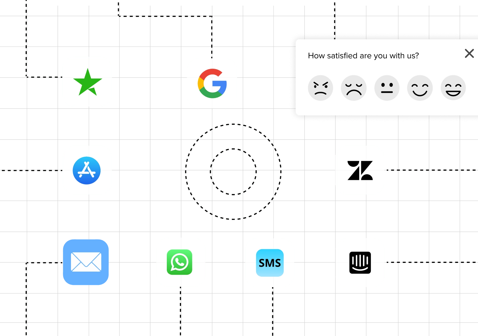 Embedded and multi-channel digital feedback collection across web and app