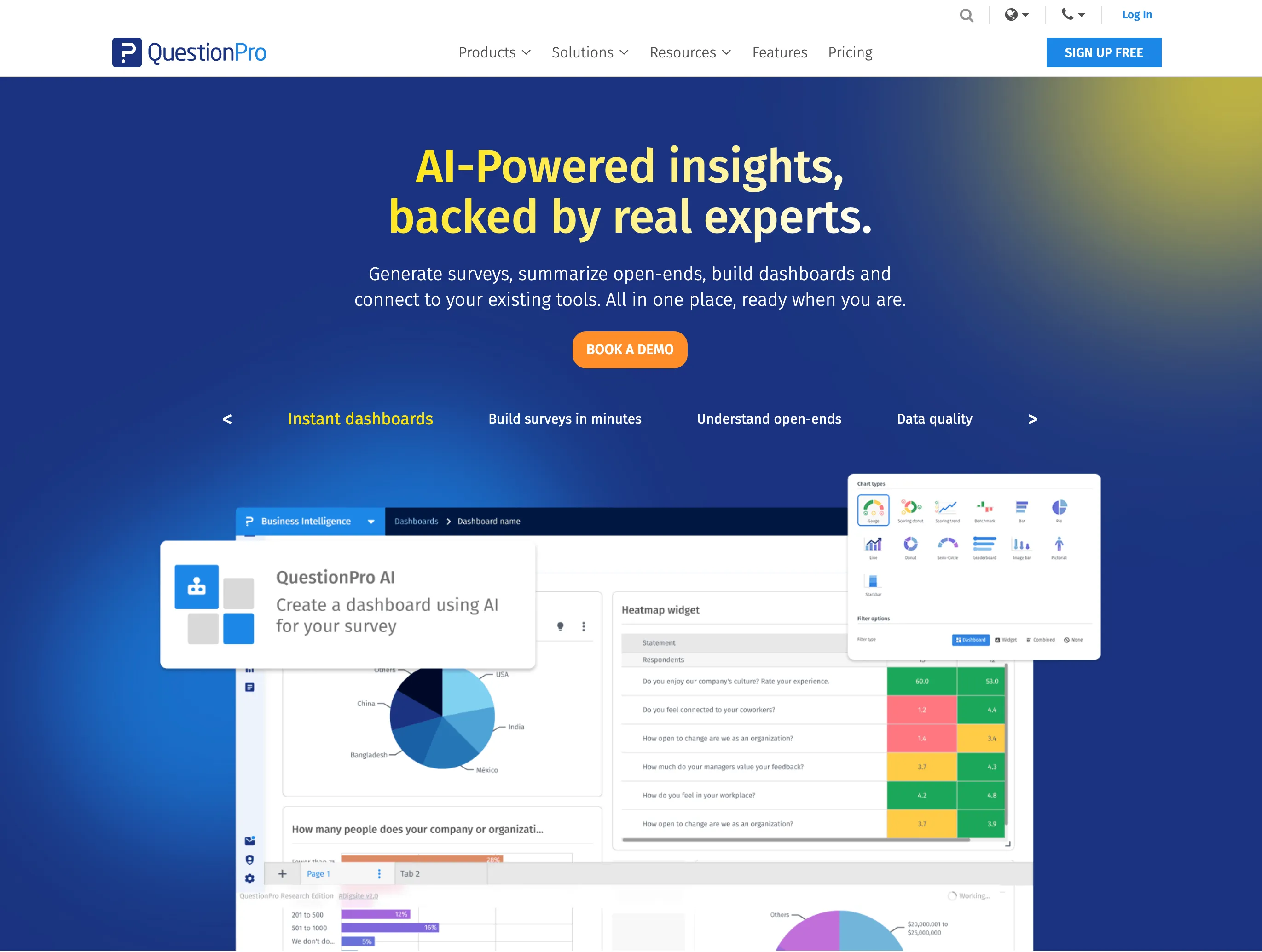 QuestionPro survey builder