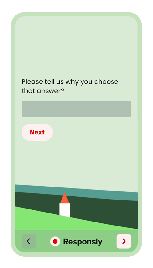 Example of survey design