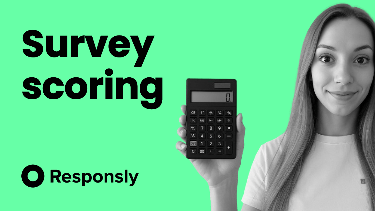 Survey responses scoring